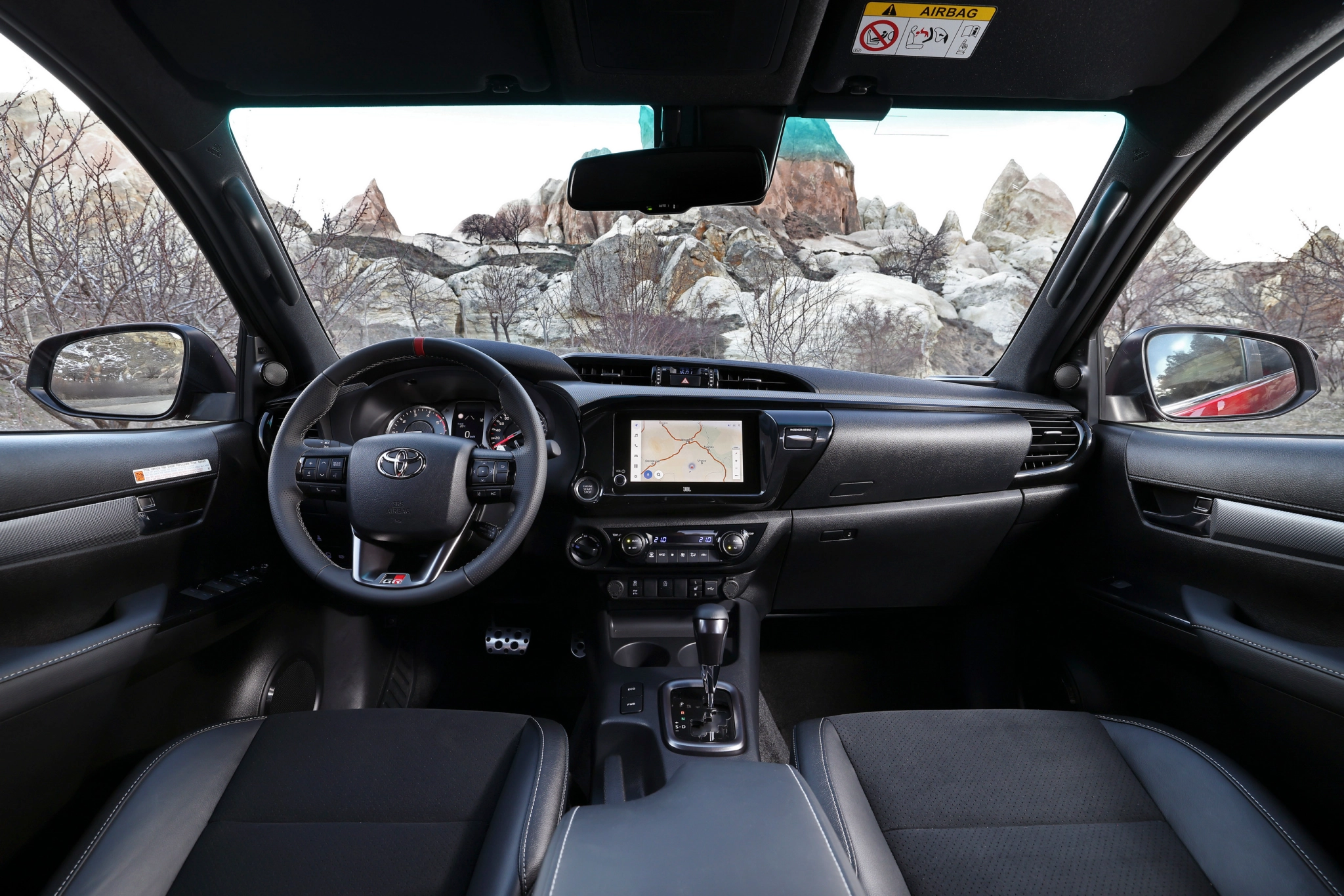 2025 Hilux GR Sport ll Red Interior 008